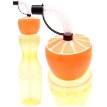 BIDON BUTELKA SPORTOWA ZE SŁOMKĄ 500 ML ŻÓŁTY EXCELLENT HOUSEWARE