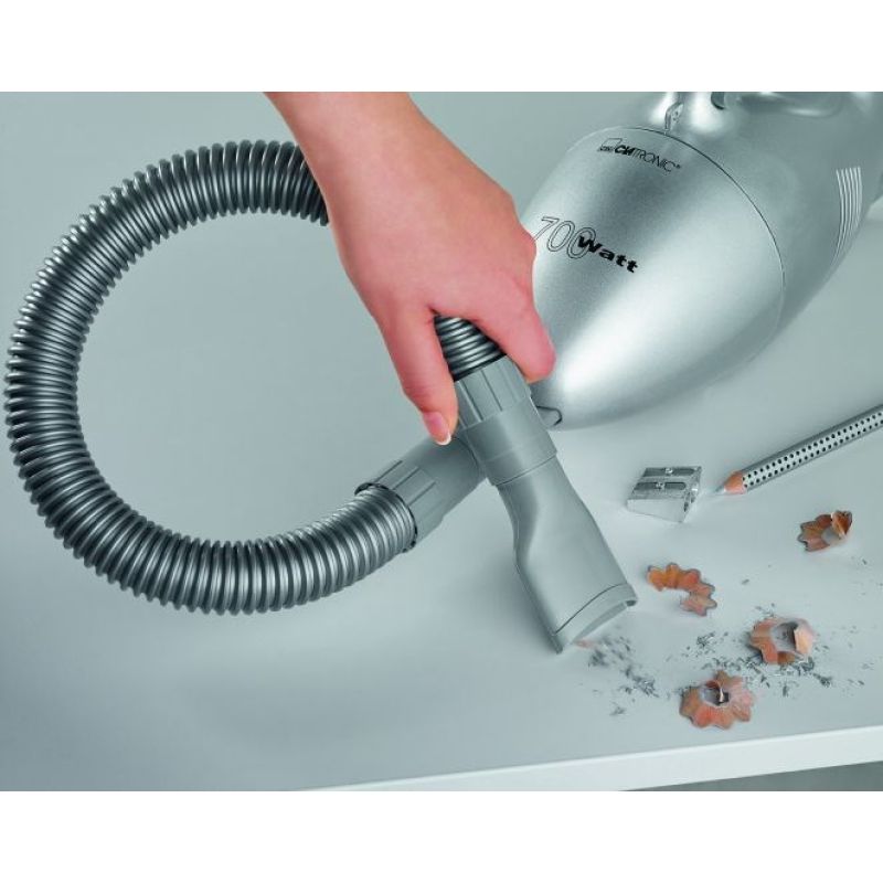 6. Odkurzacz Clatronic HS 2631 (700W; kolor srebrny)