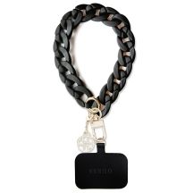 Zawieszka Guess Acrylic 4G Charm - czarna