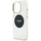 6. Etui Guess IML Metal Colored Circle Classic Logo MagSafe na iPhone 16 Pro Max - czarne