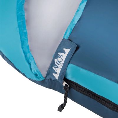 16. Śpiwór NILS CAMP NC2012 szaro-niebieski