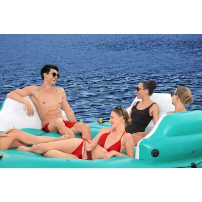 39. Bestway 43407 pływak basenowy i plażowy Wielobarwny Monochromatyczny PCW Pływająca wyspa