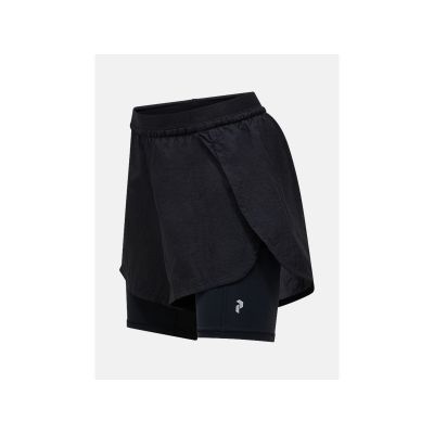 3. Szorty damskie PEAK PERFORMANCE W Discover 2-In-1 Shorts kolor czarny