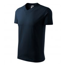 Koszulka Malfini V-neck M MLI-10202 granatowy