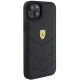 4. Etui Ferrari Quilted Metal Logo do iPhone 15 Plus - czarne