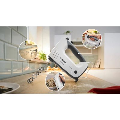 12. Mikser z misą Bosch ErgoMixx MFQ37490 (750W; biały)