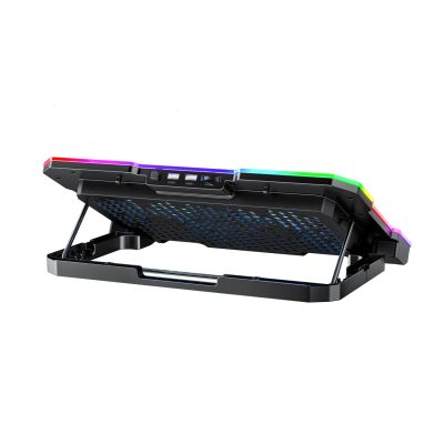 3. Podstawka Wozinsky WDCX-A26 NitroCool RGB chłodząca gamingowa pod laptop - czarna
