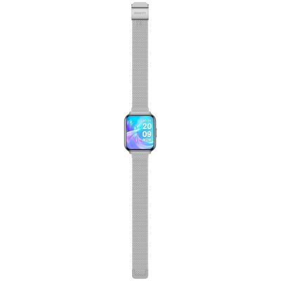 10. Smartwatch Gravity Srebrny Pasek + Bransoleta GT44-4