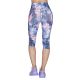 2. Skechers Go Walk High Waisted Summer Rose Capri Leggins CP1-NVHP Wielokolorowe XS
