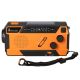 38. Extralink RADIO AWARYJNE SOLARNE Z KORBKA DYNAMO POWERBANK 4000MAH Z LATARKA SOS SR-4000 Przenośny Analogowy Czarny, Pomarańczowy