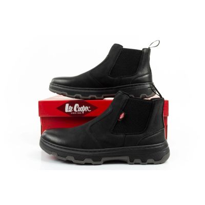 10. Lee Cooper buty męskie sztyblety trzewiki eleganckie skórzane