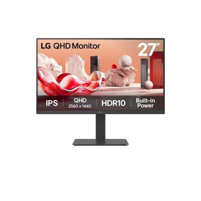 LG 27BA45QB-B monitor komputerowy 68,6 cm (27") 2560 x 1440 px 2K LCD Czarny
