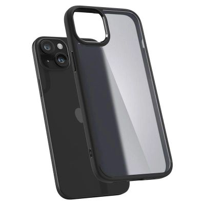 10. Etui Spigen Ultra Hybrid na iPhone 15 Plus - czarne