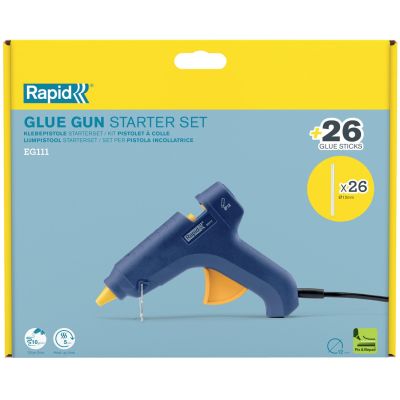 4. Rapid 5001710 pistolet/pióro do klejenia na gorąco Pistolet na gorący klej Niebieski 250 W