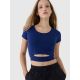 2. T-shirt crop top gładki damski 4F 4FRSS25TTSHF2695-31S