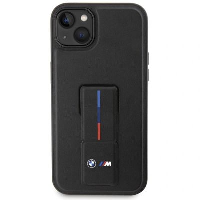 3. Etui BMW Grip Stand Hot Stamp na iPhone 14 / 15 / 13 - czarne