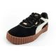 3. Puma buty sportowe damskie trampki Carina 3.0 skórzane czarne modne