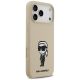 4. Etui Karl Lagerfeld Silicone Karl Sketch & Logo MagSafe na iPhone 17 Pro Max - brązowe