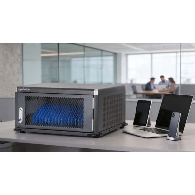 9. MANHATTAN SZAFA DO ŁADOWANIA 20 LAPTOPÓW 16" 20 GN