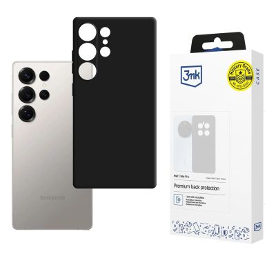 Etui 3mk Matt Case Pro na Samsung Galaxy S24 Ultra - czarne matowe