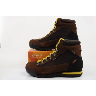 10. Aku buty sportowe trekkingowe damskie Slope GTX skórzane za kostkę brązowe