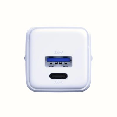 4. Ładowarka sieciowa 3mk Hyper GaN Charger 20W QC4+ PD PPS USB-C USB-A - biała