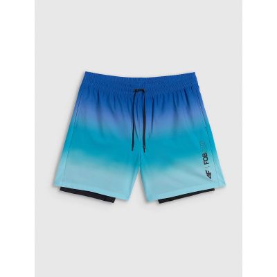 7. Spodenki plażowe boardshorty z filtrem UPF50+ męskie 4F 4FRSS26UBDSM257-36S