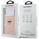8. Etui Karl Lagerfeld IML Choupette Head Logo MagSafe na iPhone 17 Pro Max - różowe