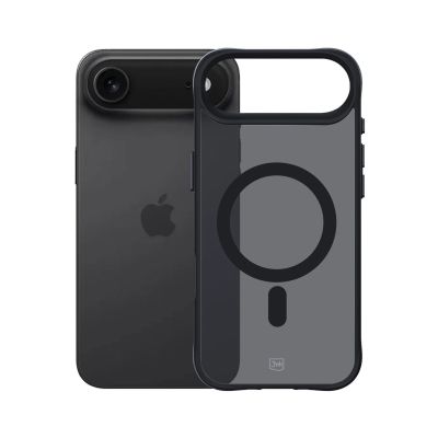 15. Etui 3mk Smoke MagCase na iPhone 17 Air - czarne półprzezroczyste