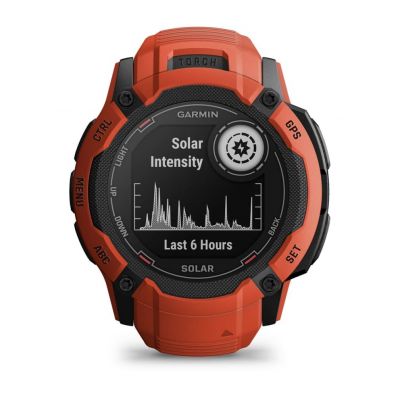 2. Zegarek sportowy Garmin Instinct 2X SOLAR Czerwony