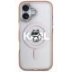 3. Etui Karl Lagerfeld IML Choupette Sketch Logo MagSafe na iPhone 17 - różowe