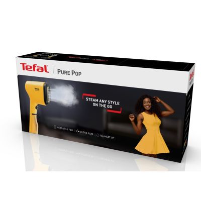 11. Tefal Pure Pop DT2026 Ręczny parowiec do ubrań 0,07 l 1300 W Żółty
