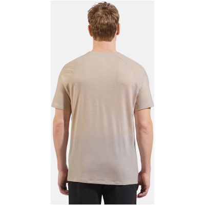 Koszulka z krótkim rękawem męska ODLO Ascent PW 130 Run. Bike. Hike. T-Shirt Crew Neck s/s szara