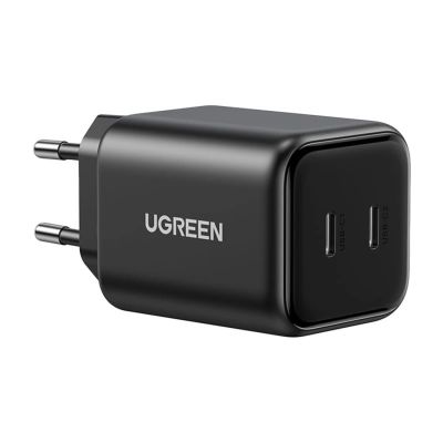 3. Ładowarka Ugreen GaN 45W 2xUSB-C - czarna
