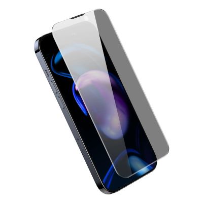 4. Baseus Privacy szkło hartowane do iPhone 14 Pro na cały ekran 0.4mm prywatyzujące filtr Anti Spy + zestaw montażowy