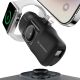 5. Mini powerbank Wozinsky WF16-YLS 5000mAh 15W Lightning z wbudowanym kablem USB-C i ładowarką do Apple Watch - czarny
