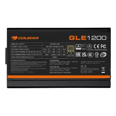 7. Zasilacz COUGAR GLE 1200W ATX3.1 / 80 Plus Złoty
