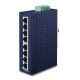 PLANET ISW-801T łącza sieciowe Nie zarządzany L2 Fast Ethernet (10/100) Niebieski