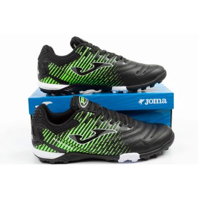 9. Joma buty męskie sportowe turfy Maxima 2601 TF obuwie piłkarskie czarne