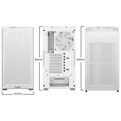 2. OBUDOWA BE QUIET! PURE BASE 501 Airflow Window White