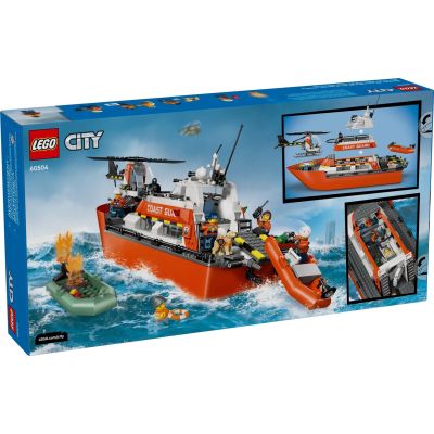 2. LEGO CITY 60504 Łódź ratunkowa i helikopter straży przybrzeżnej