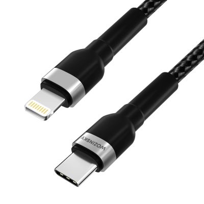 3. Kabel Wozinsky WNBCL2 Lightning / USB-C PD 30W 2 m - czarny