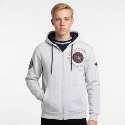 10. Bluza Geographical Norway Geganto Blended DB 100 M WZ3027H/GN-Blended Grey