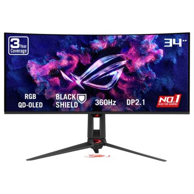 9. MONITOR ASUS 34" PG34WCDN QD-OLED 360Hz