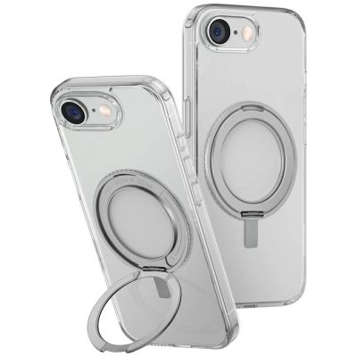 Etui UNIQ Swivix 360 Rotating Kickstand na iPhone 16e - przezroczyste