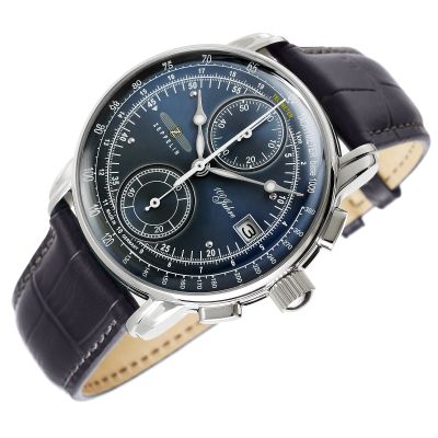 3. Zegarek Męski ZEPPELIN 100 Yahre Chronograph 8670-3 + BOX