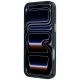 5. Etui Karl Lagerfeld IML Big Signature Resin Metal Frame na iPhone 18 Pro / 17 Pro - czarne