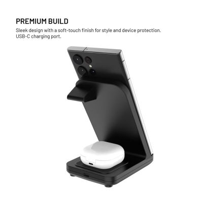 6. FIXED FIXPOS-U-BK ładowarka do urządzeń przenośnych Smartwatch, Smartfon, Słuchawki Czarny USB Bezprzewodowe ładowanie Szybkie ładowanie Wewnętrzna