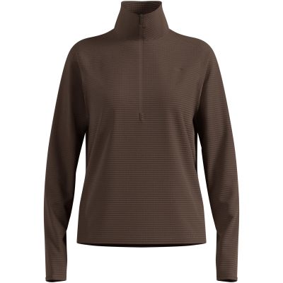 2. Bluza z półgolfem damska Odlo ESSENTIAL THERMAL Mid layer 1/2 zip brązowa