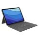 Logitech Combo Touch QWERTZ Niemiecki Smart Connector Szary